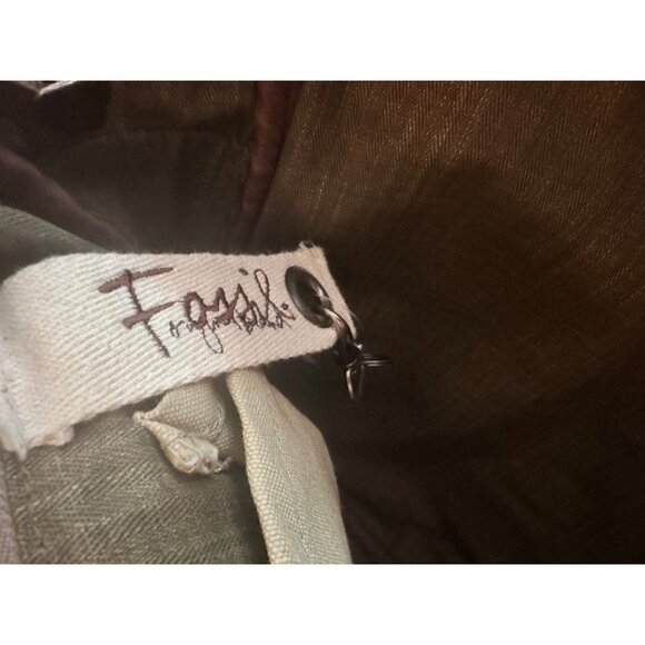 Vintage NWT Fossil Canvas Laptop Messenger Bag With Embroidered Crest Design - Picture 7 of 7